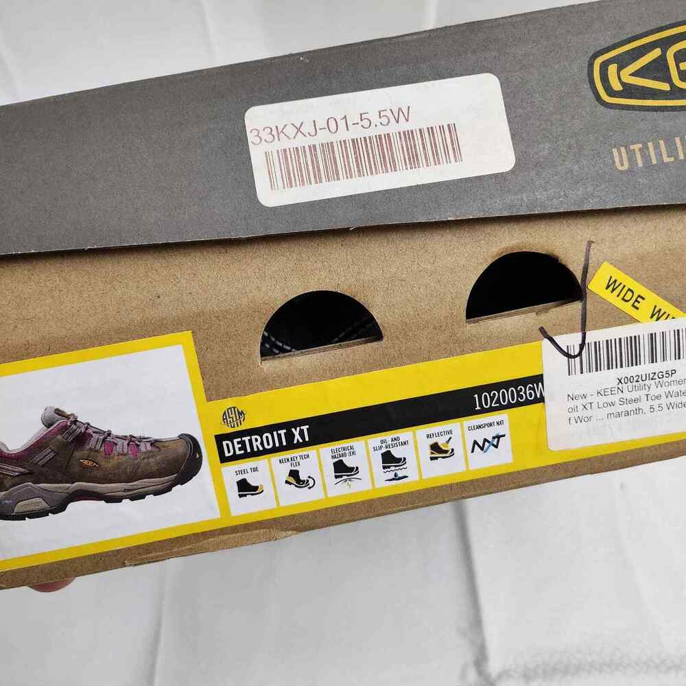 Keen Women's Steel Toe Boot Detroit XT, Brand New with Box (Size 5.5 WIDE) - Picture 9 of 11